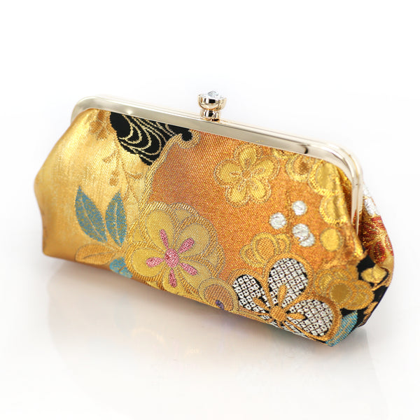 Gold hot sale clutch purse