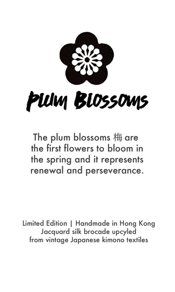 Japanese Kimono Card Holder | Upcycled from vintage textiles - Heritage ReFashioned