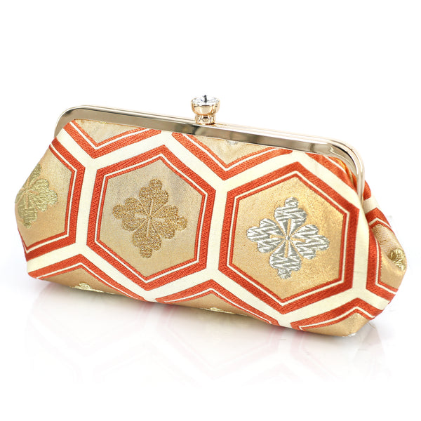 Coral store clutch purse