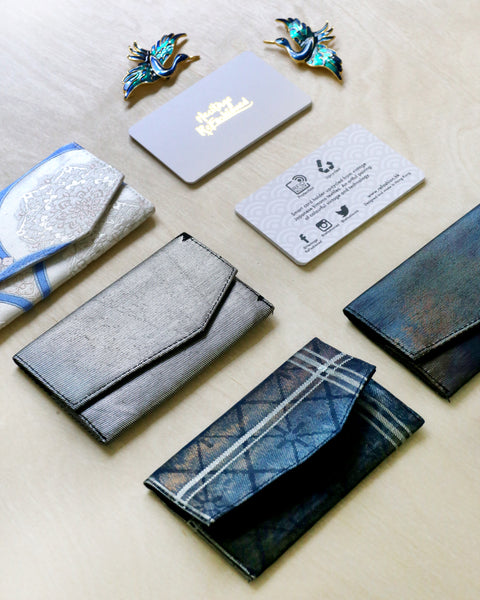 Japanese Kimono Business Card Holder | Upcycled from vintage  Obi textiles - Heritage ReFashioned
