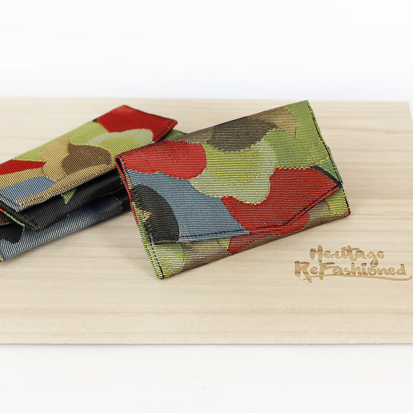 Japanese Kimono Business Card Holder | Upcycled from vintage textiles - Heritage ReFashioned