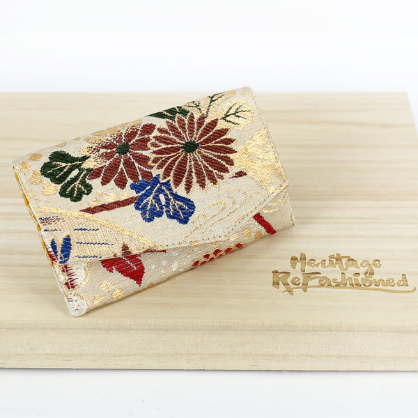Japanese Kimono Business Card Holder | Upcycled from vintage textiles - Heritage ReFashioned