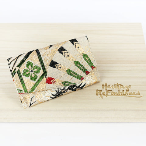 Japanese Kimono Business Card Holder | Upcycled from vintage textiles - Heritage ReFashioned