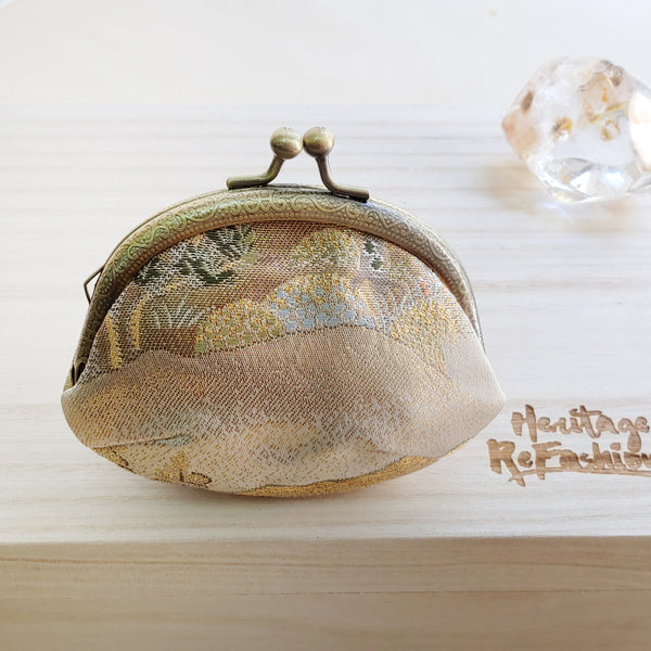 Refashioned Kimono Coin Purse | Pine Forest - Heritage ReFashioned