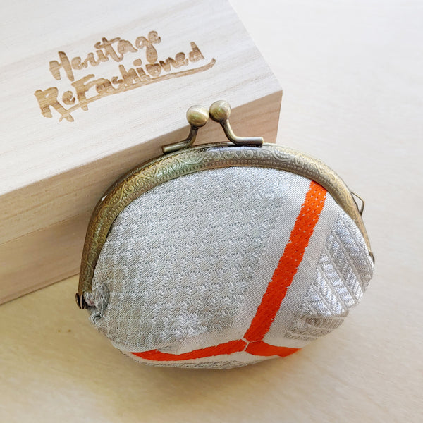 Refashioned Kimono Coin Purse | Kikko Hexagon - Heritage ReFashioned