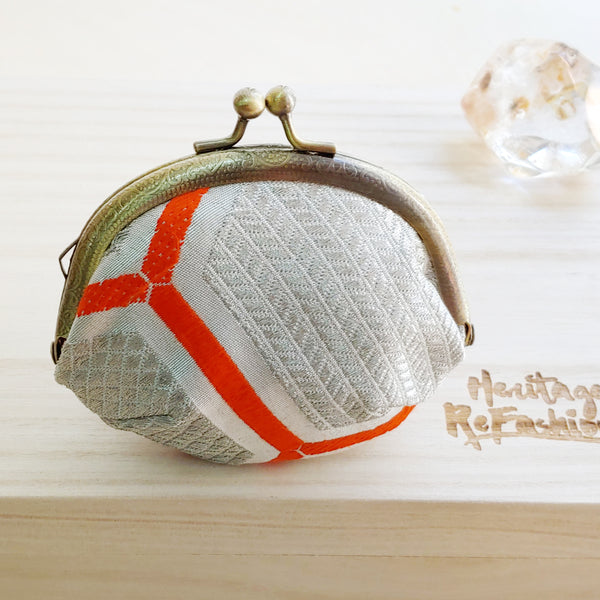 Refashioned Kimono Coin Purse | Kikko Hexagon - Heritage ReFashioned