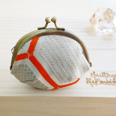 Refashioned Kimono Coin Purse | Kikko Hexagon - Heritage ReFashioned