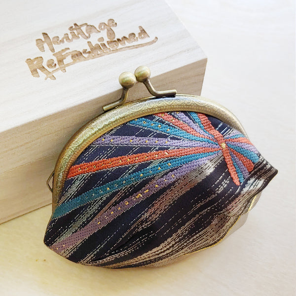 Kimono Coin Purse | Fan - Heritage ReFashioned